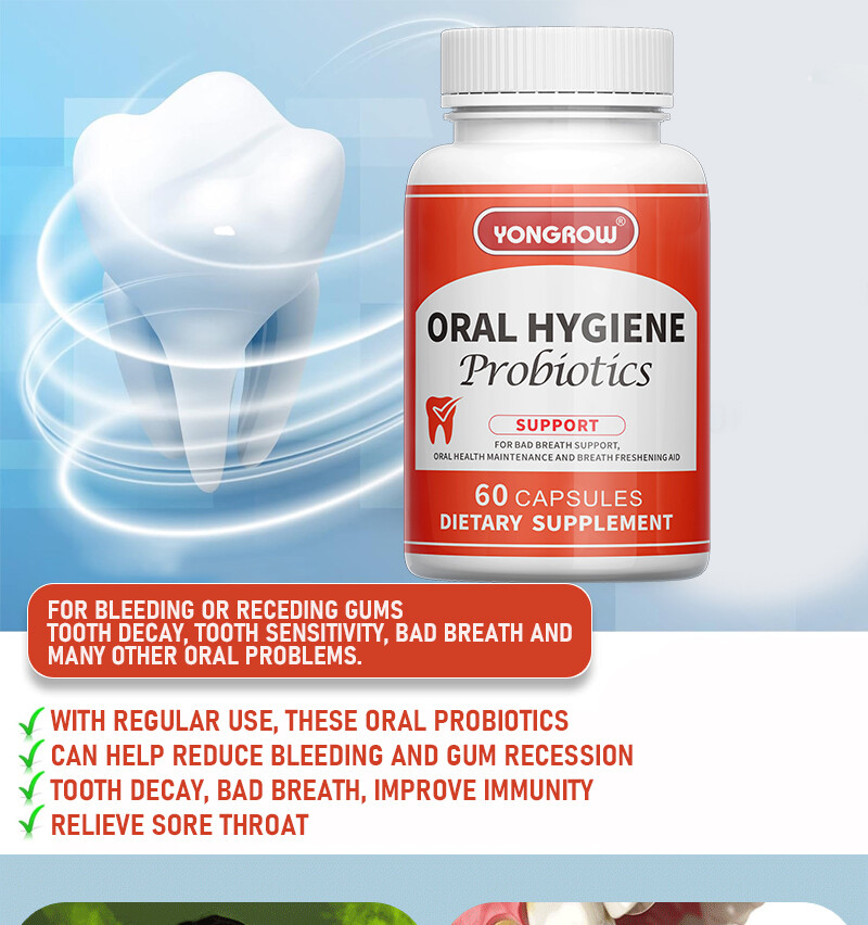 Oral Hygiene Probiotics, Dental Probiotics for Gums and Teeth Bad Breath