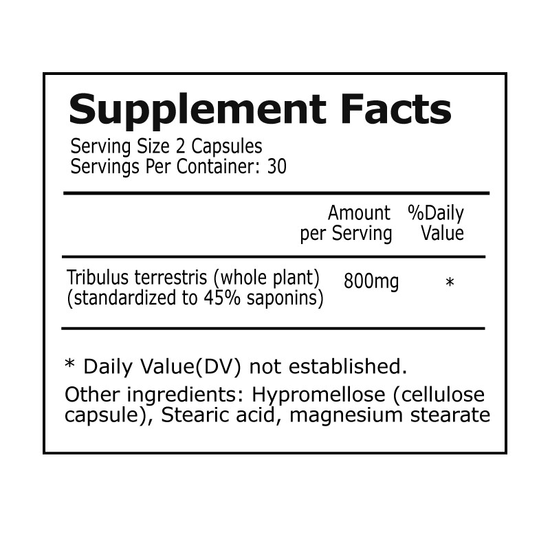 Tribulus Terrestris, Testosterone booster, Increase Muscle Strength Growth
