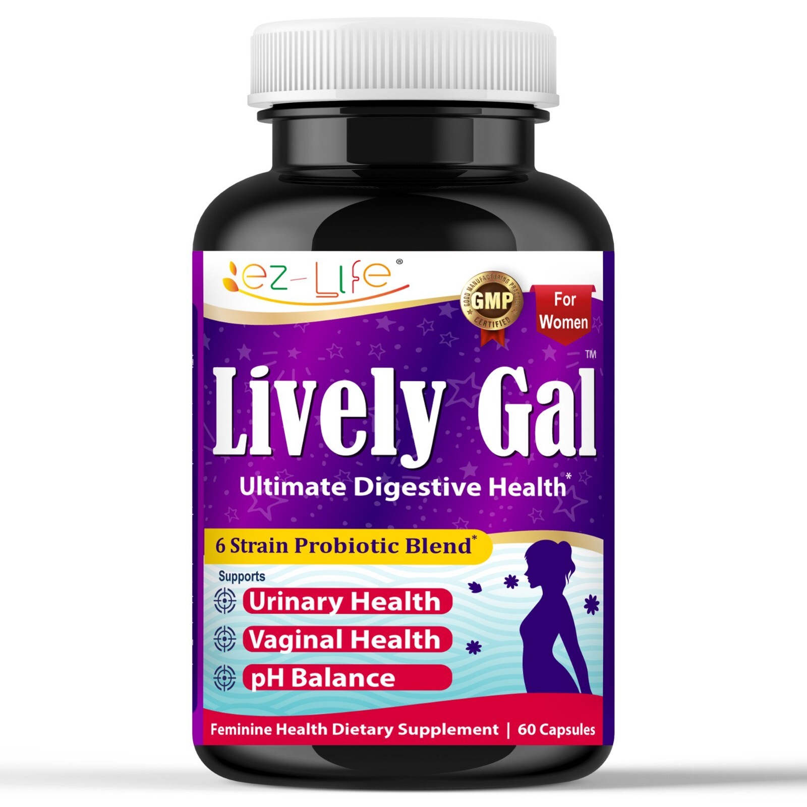 Vaginal Probiotics for Women pH Balance, Vaginal Flora, Support Gut Health & UTI