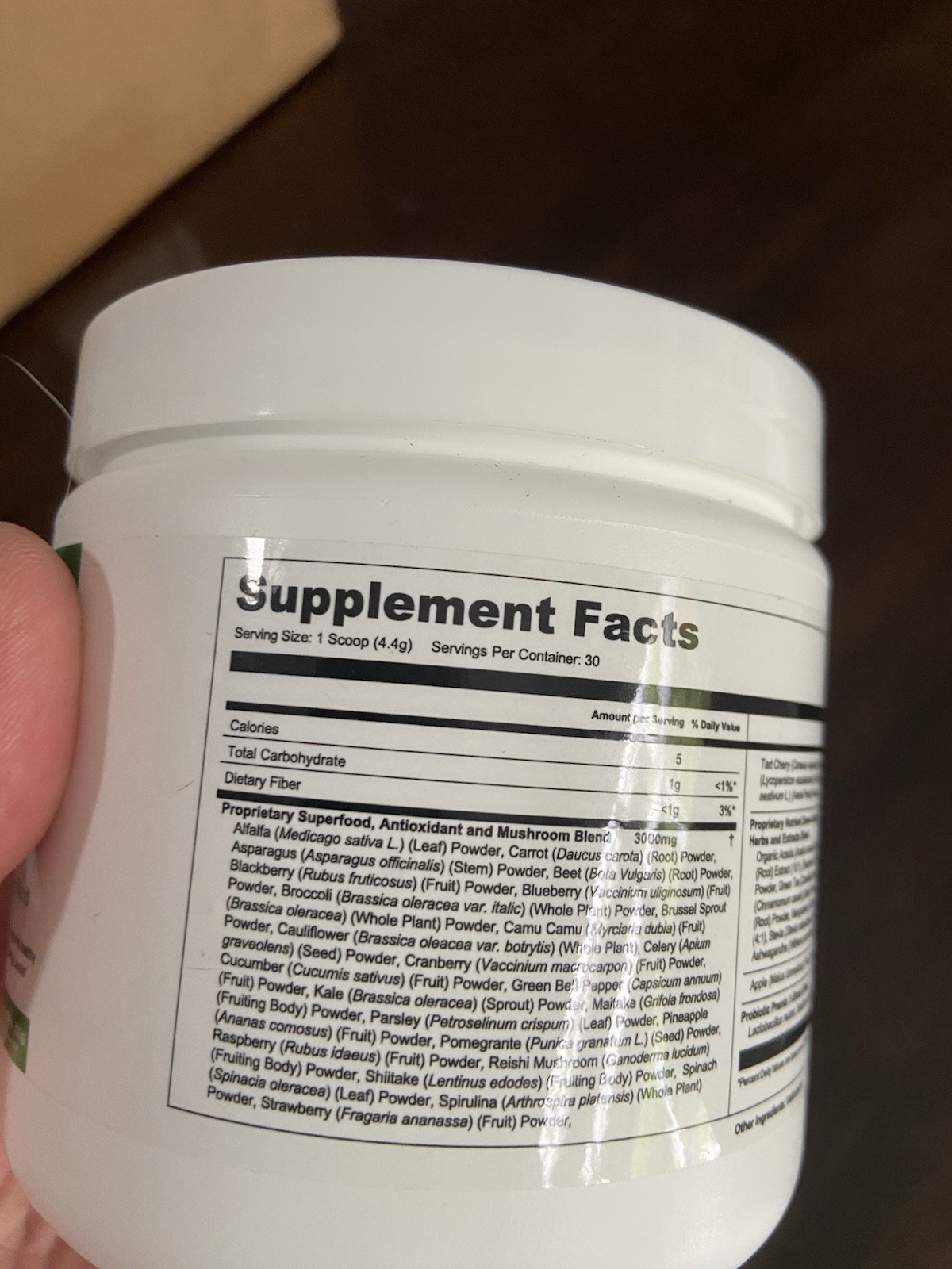 SciatiEase Labs Greens Nutrition Powder. All in one super food and veggie blend