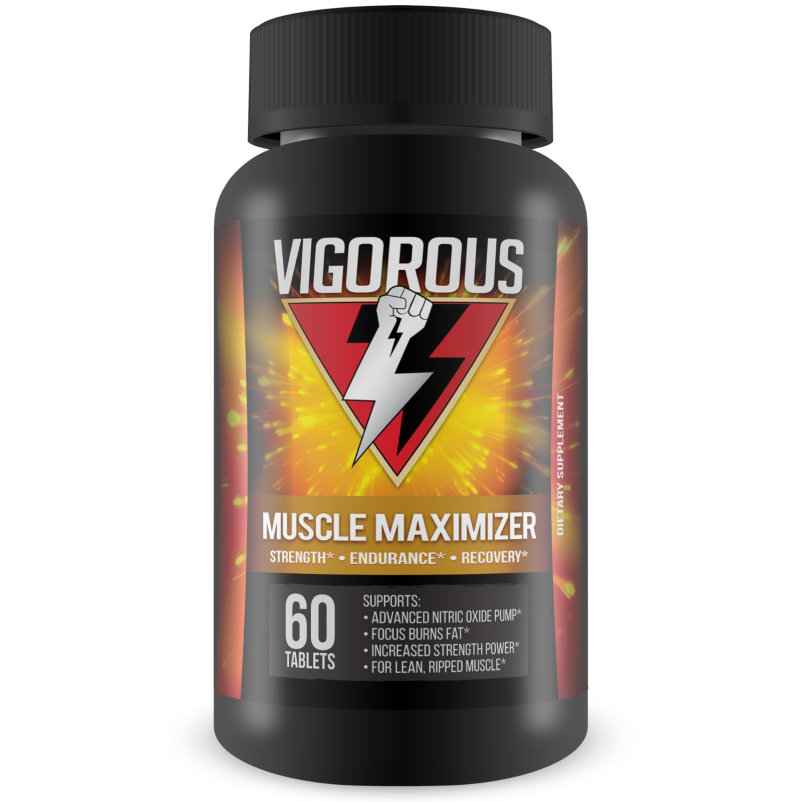 Vigorous Muscle Maximizer – Nitric Oxide Booster – Increase Strength, Endurance