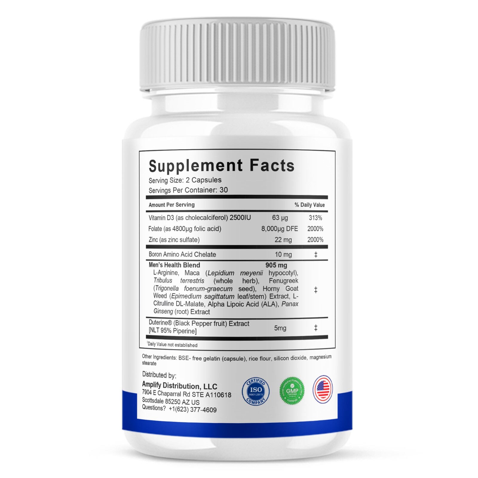 (3 Pack) Peak Man Advanced Performance, PeakMan Maximum Strength (180 Capsules)