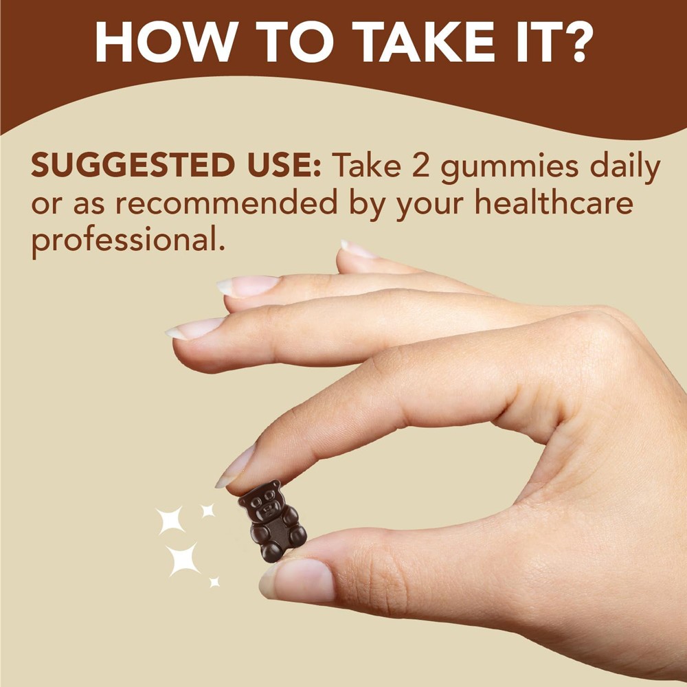 Functional Mushroom Gummies, 2500mg w/Ashwagandha Shiit Blend for Focus Immunity
