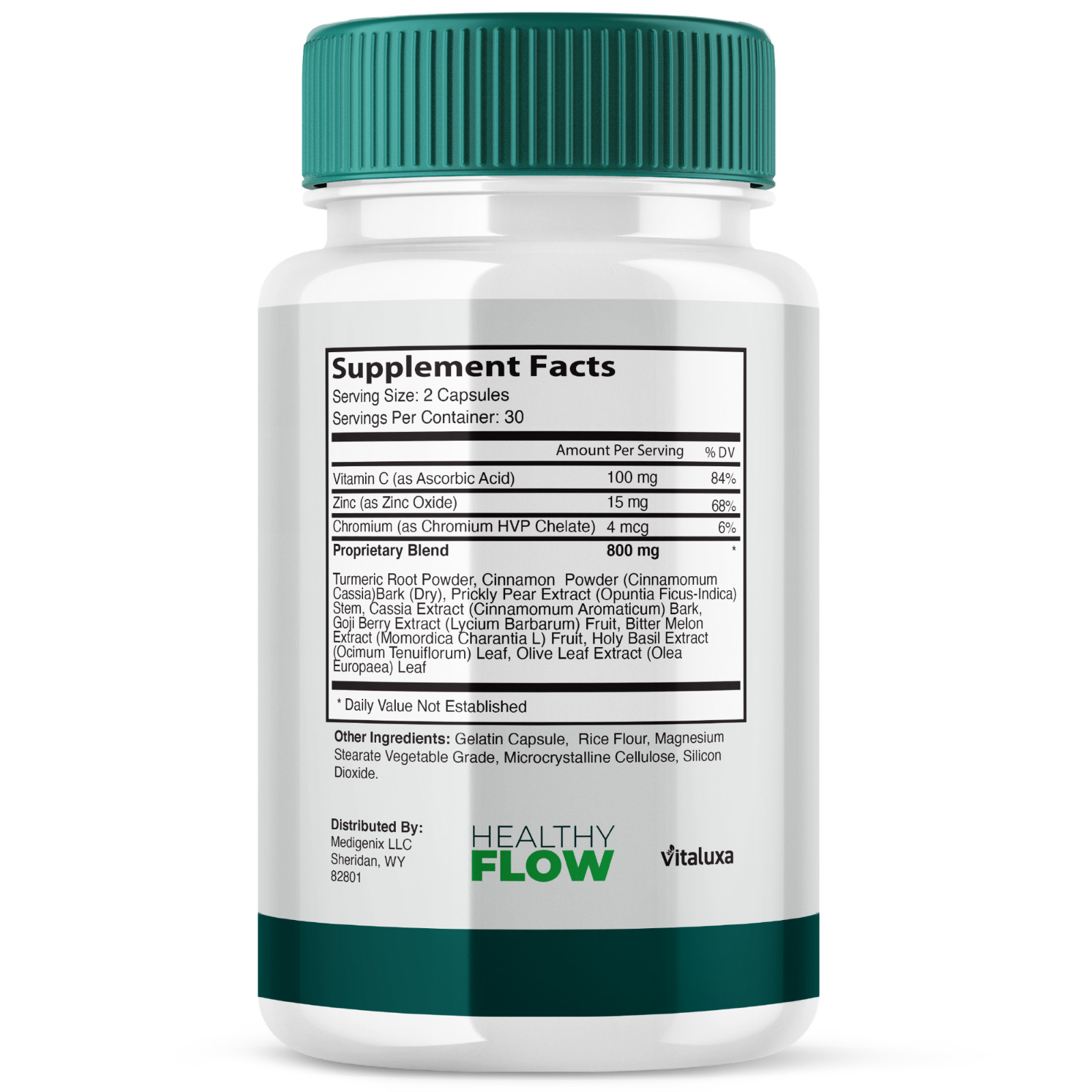 (2 Pack) Healthy Flow Cleanse Capsules, HealthyFlow Blood Support (120 Capsules)