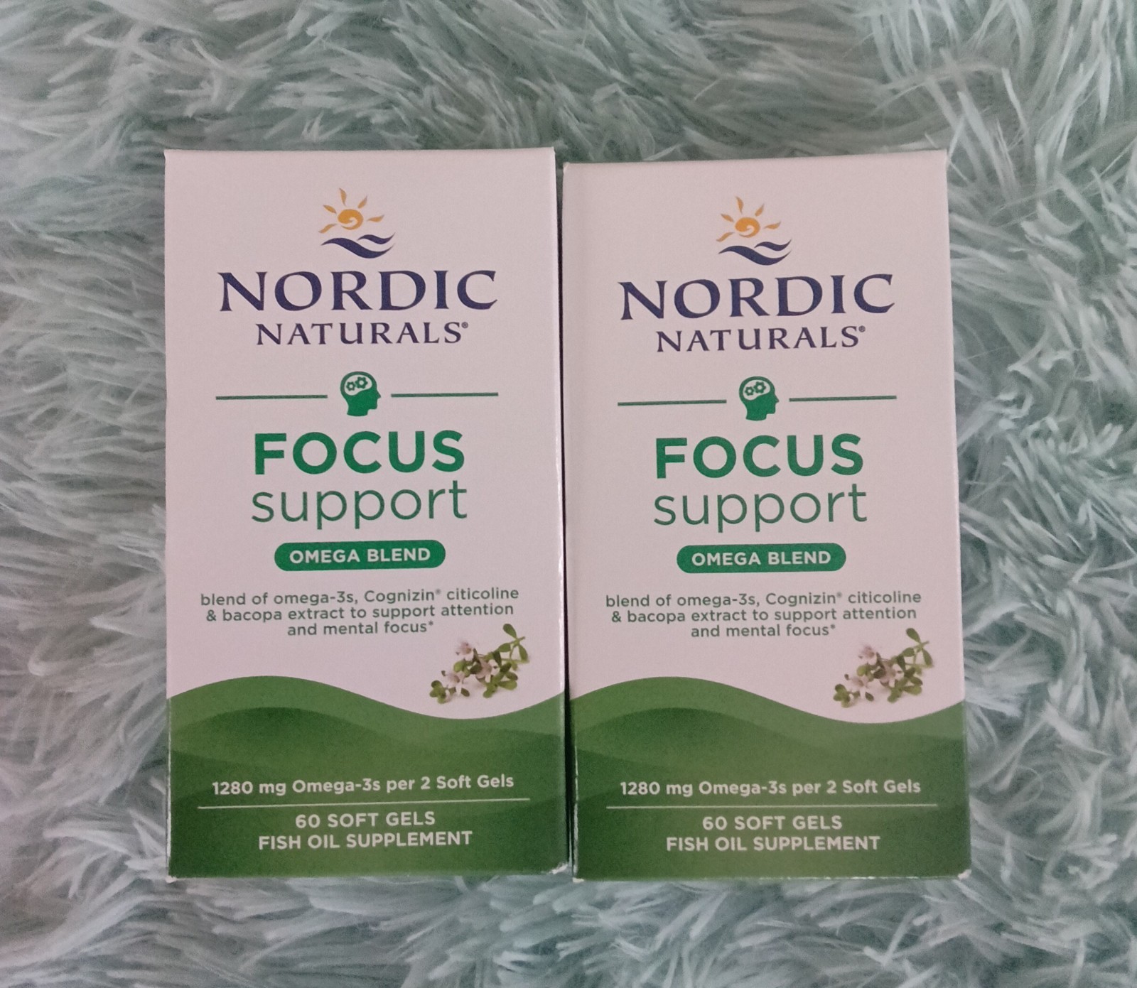 2 pack Nordic Naturals Omega Focus – Omega-3s + More for Brain Health & Function