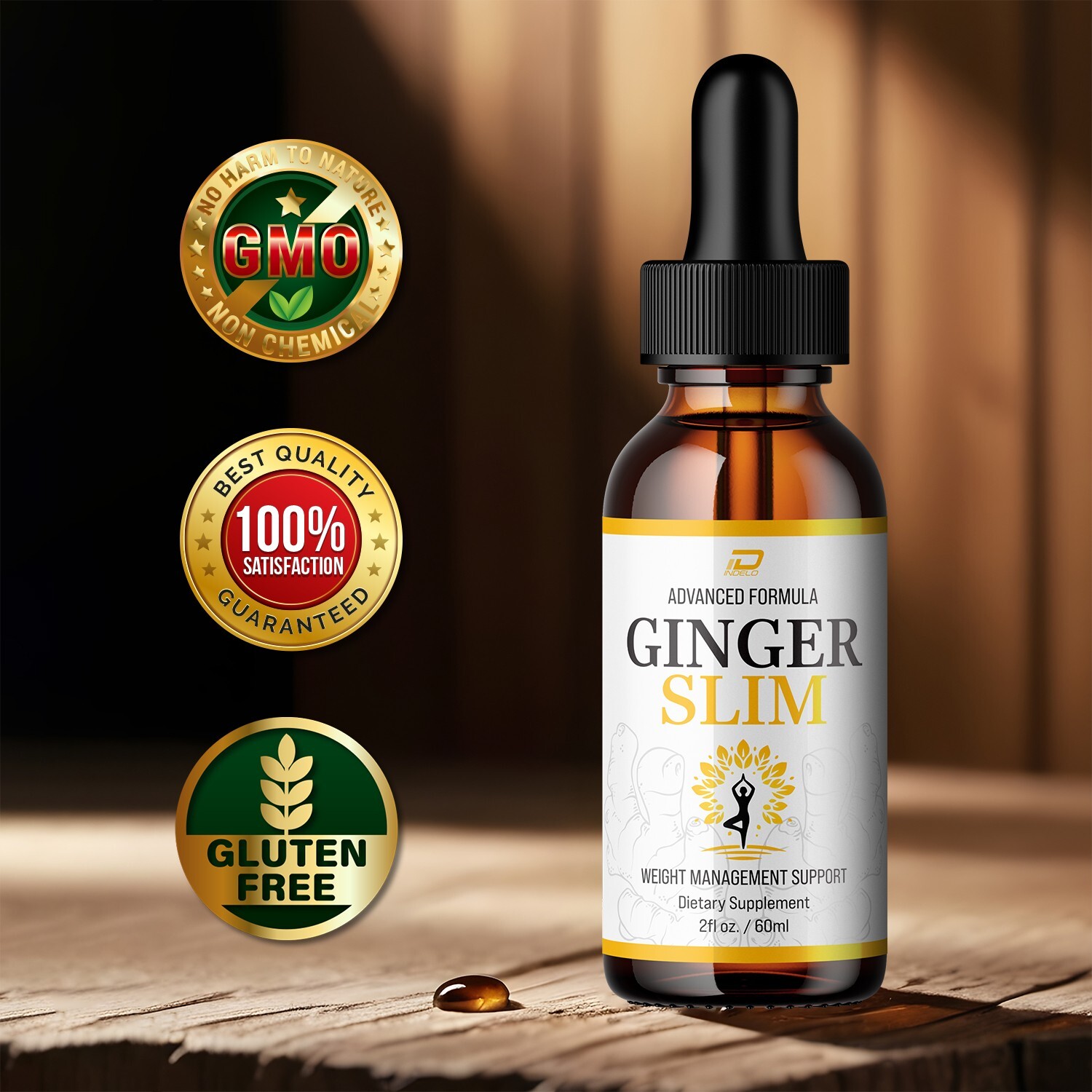 (3 Pack) Ginger Slim Drops – GingerSlim Extra Strength All Natural Organic
