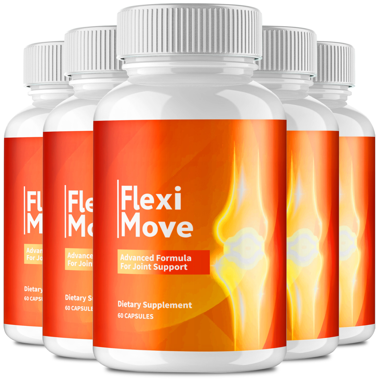 Flexi Move Joint Supplement Capsules, Official Flexi Move Pills (5 Pack)