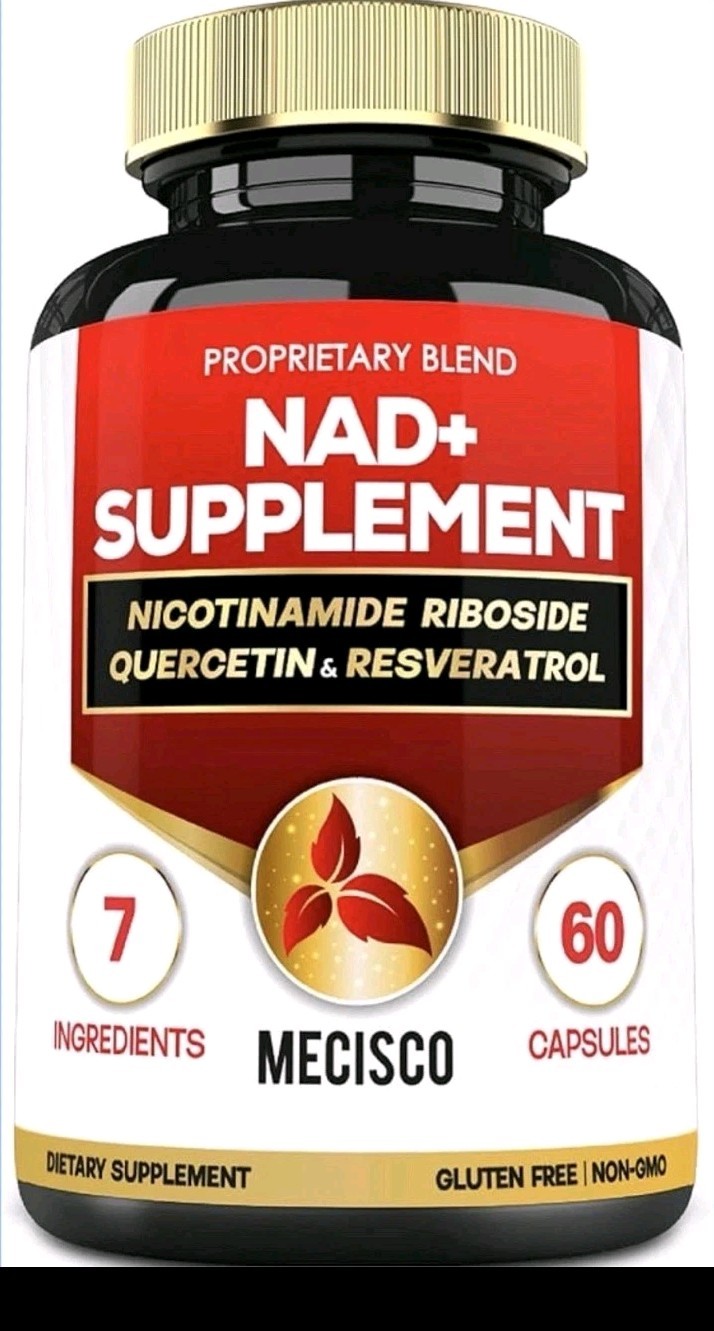 Mecisco NAD+ Supplement Nicotinamide Riboside Quercetin 60 Caps (expires 8/27)