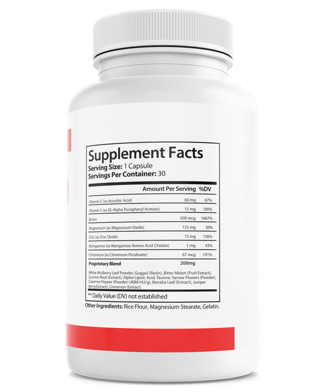 GlucoRX Blood Balance Blood Health Support Gluco RX Supplement 30 Capsules