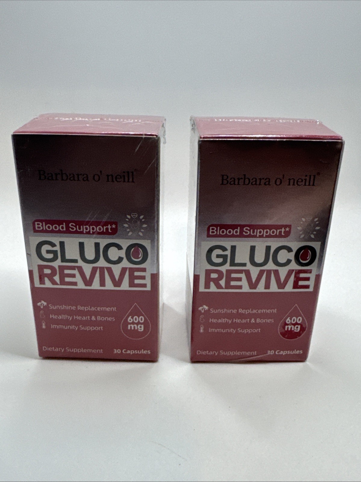 2x- Gluco Revive Blood Support GlucoRevive Glycogen Support 30 caps (60) Exp 527