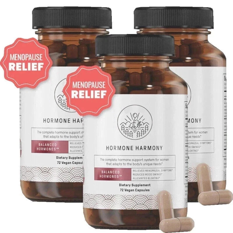 3 Pack Hormone Harmony Natural Hormonal Support Mood Sleep Women