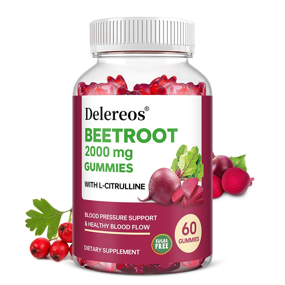 Blood Pressure Supplements Aids Cardiovascular Health Performance 60 Gummies