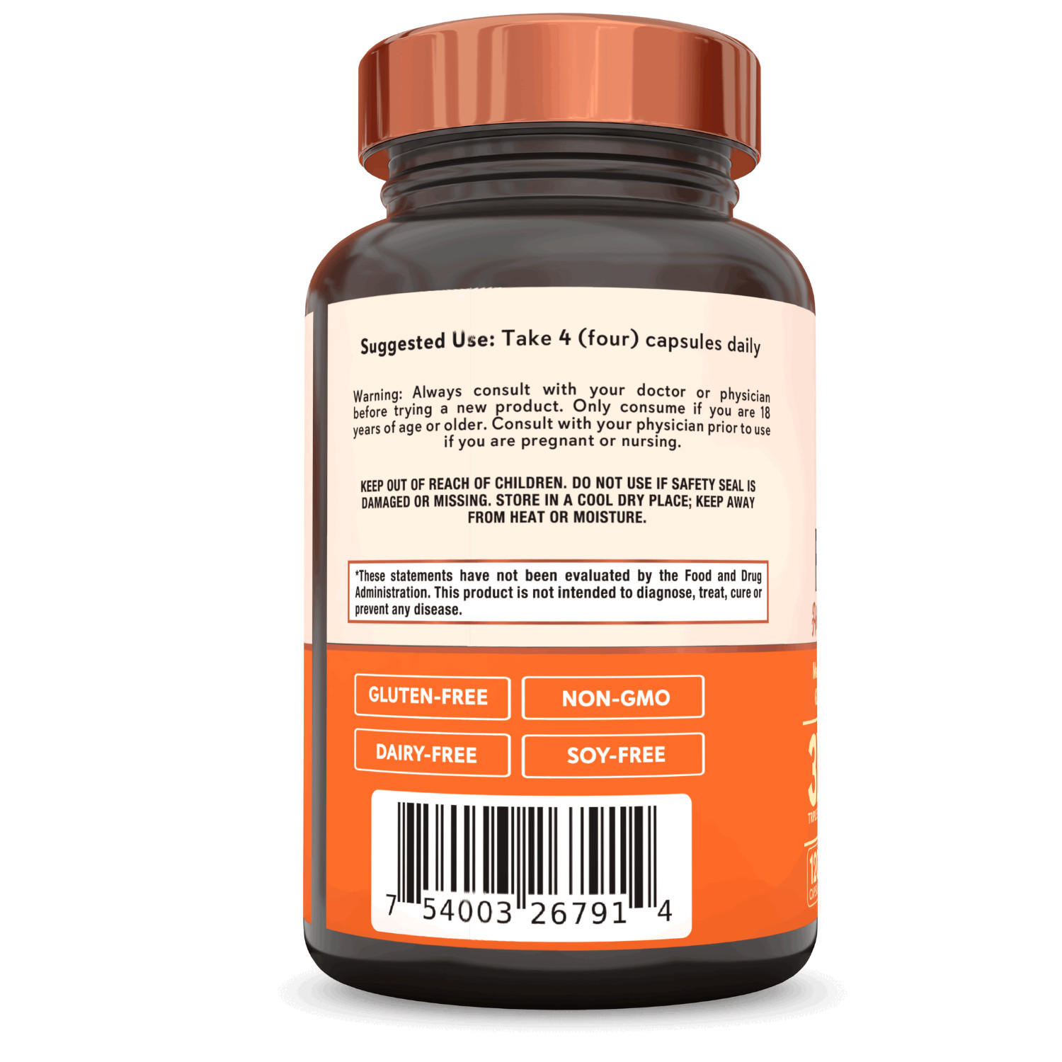 Grow FlexVita – Glucosamine Chondroitin MSM Turmeric Boswellia 120 Capsules