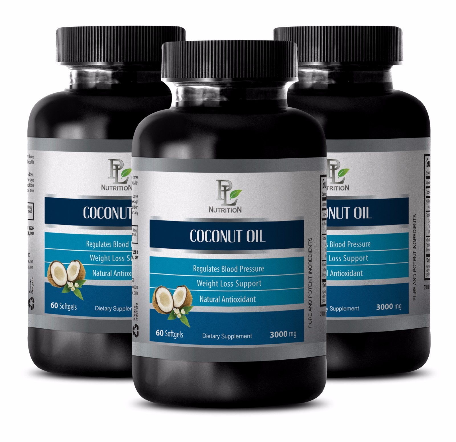 Now coconut oil – COCONUT OIL 3000 mg – Provides relief from inflammation – 3B