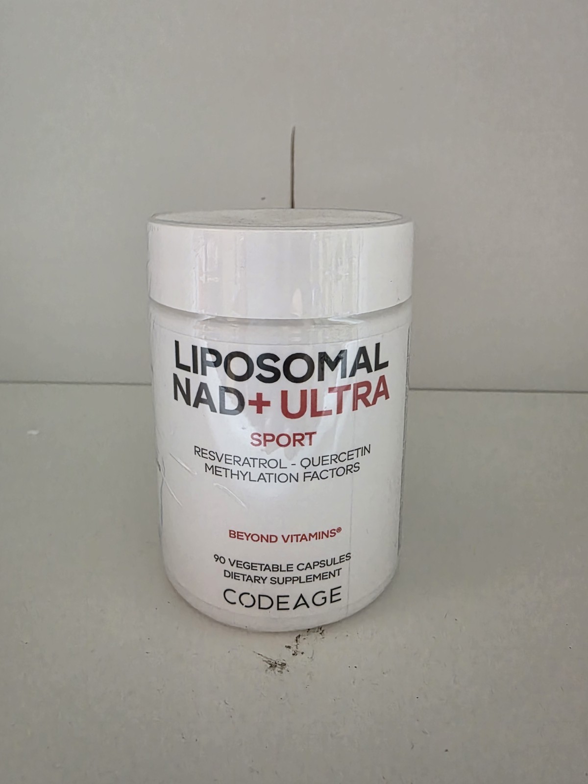 Codeage Liposomal NAD+ Ultra, Resveratrol, Quercetin, Betaine, Riboflavin, 90 ct