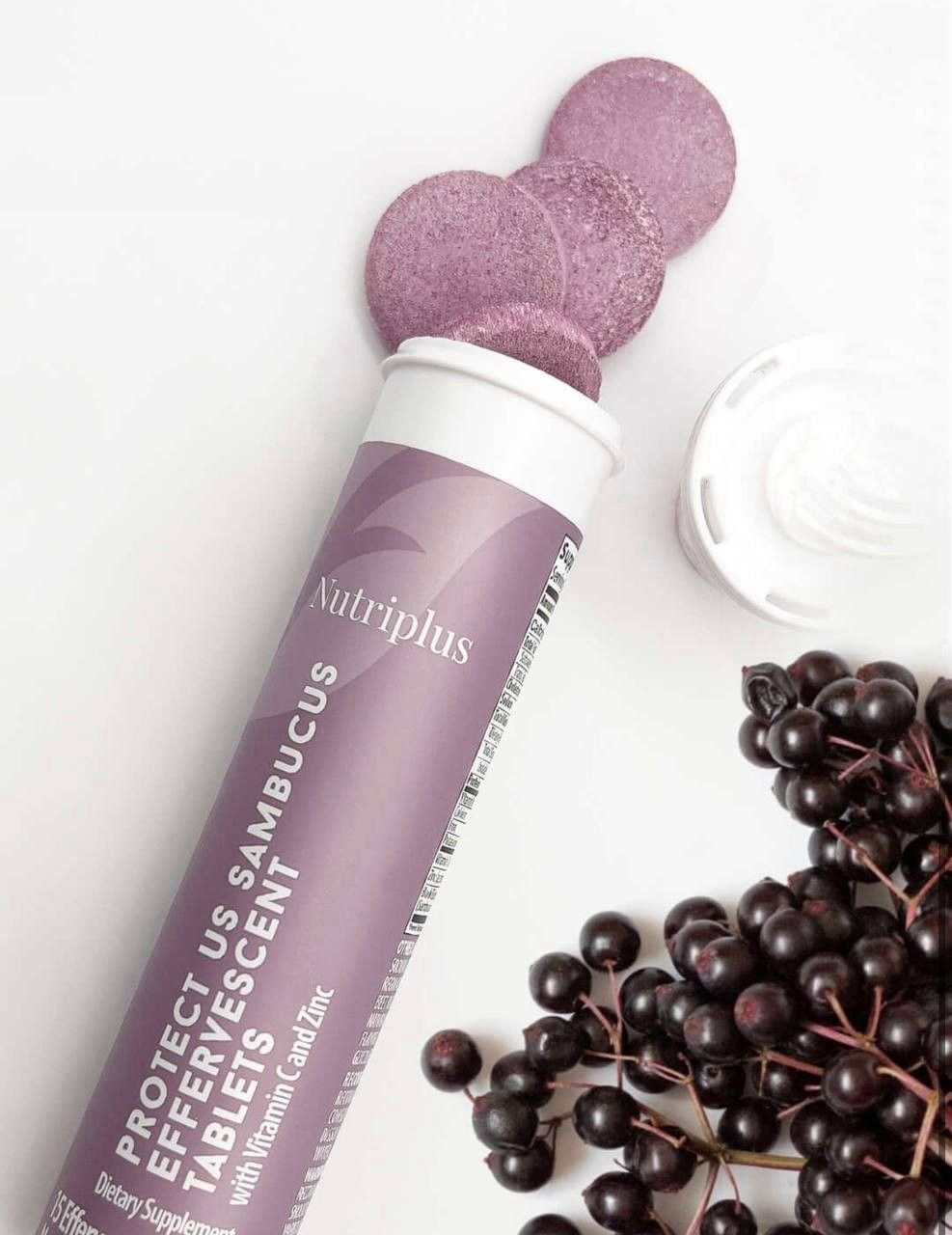 Nutriplus Sambucus: Fortalece tu sistema inmunológico naturalmente.