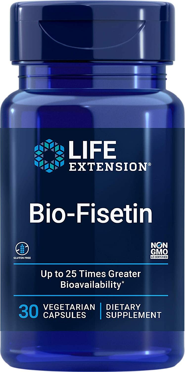 2 PACK Life Extension Bio-Fisetin Optimized Cellular Cognitive Longevity Support