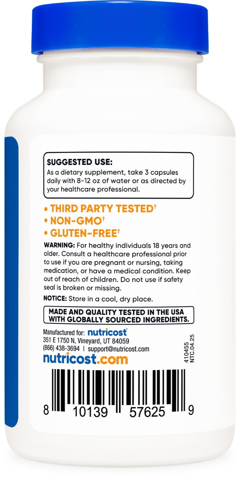 Nutricost Yellow Dock Extract (3,000mg Equivalent) 180 Capsules – 60 Servings