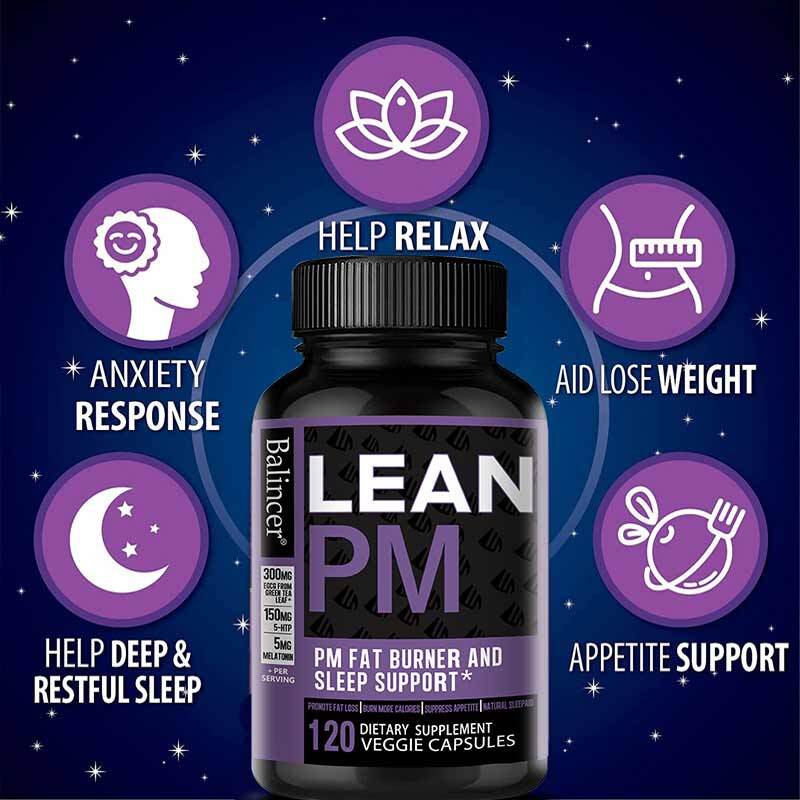 Lean PM Nighttime Fat Burner and Sleep Support Supplement