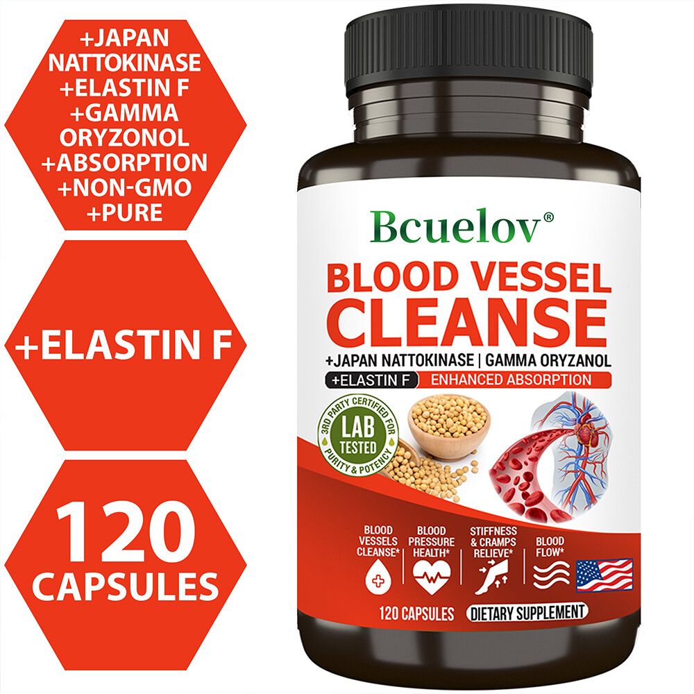Blood Vessel Cleanse – Healthy Heart Blood Vessels Circulation Blood Pressure