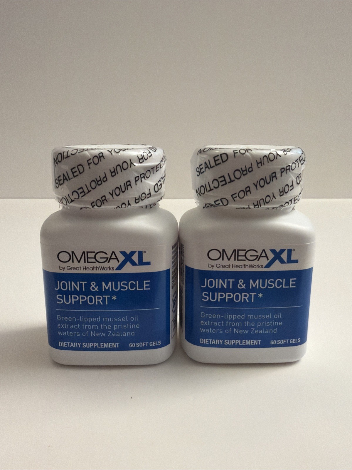 OmegaXL Joint & Muscle Support Dietary Supplement 60 Softgels 300mg Gluten Free
