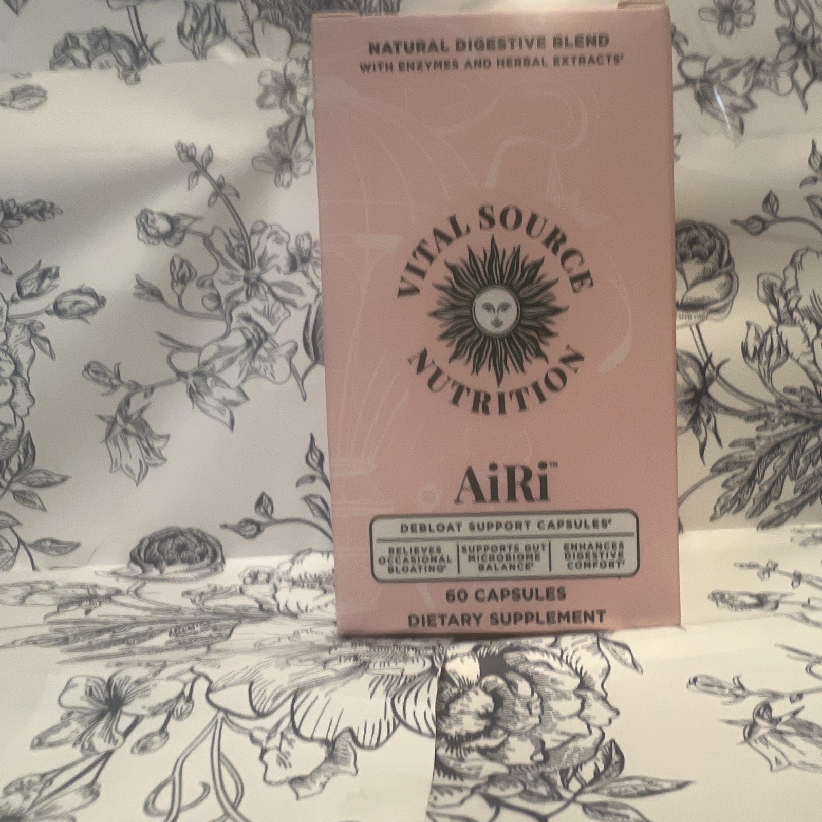 Vital Source Nutrition AiRi Debloat Digestive Support 60 Caps Vegan Exp 08/2027