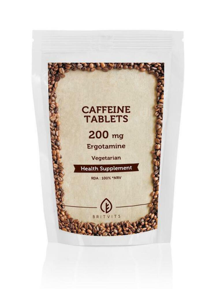 Caffeine 200mg Vitamins Tablets Choose How Many