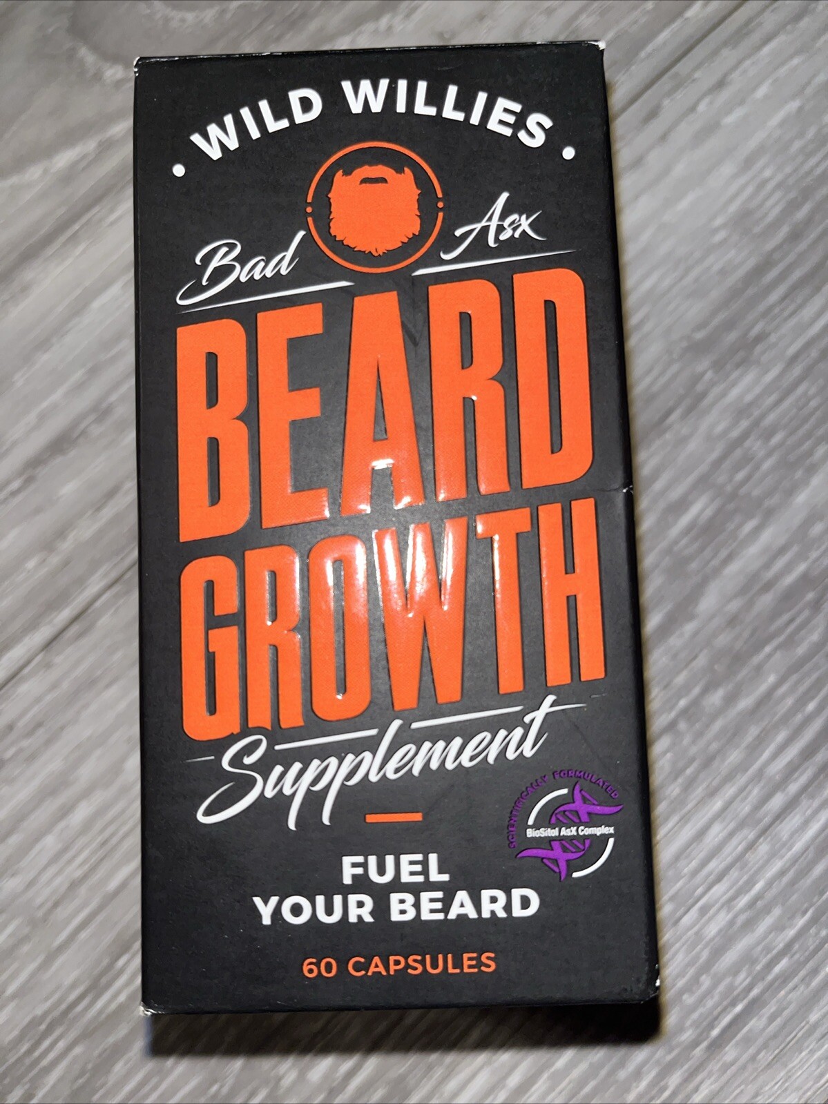 WILD WILLIES BEARD GROWTH supplement 60 capsules Fuel your Beard NEW 12/2025