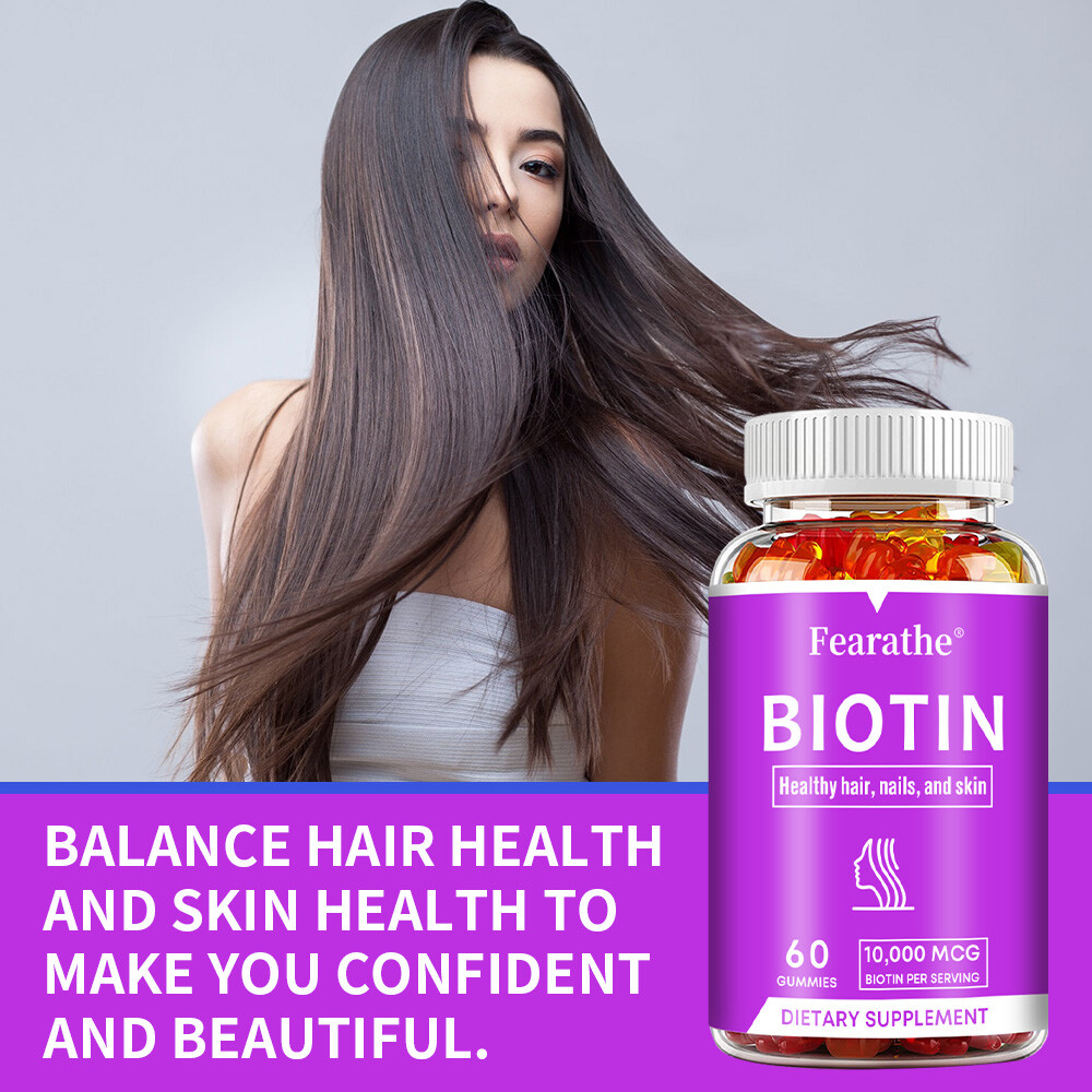Biotin Supplement, 10000mcg, Rapid Release Gummies EXP. 09/26
