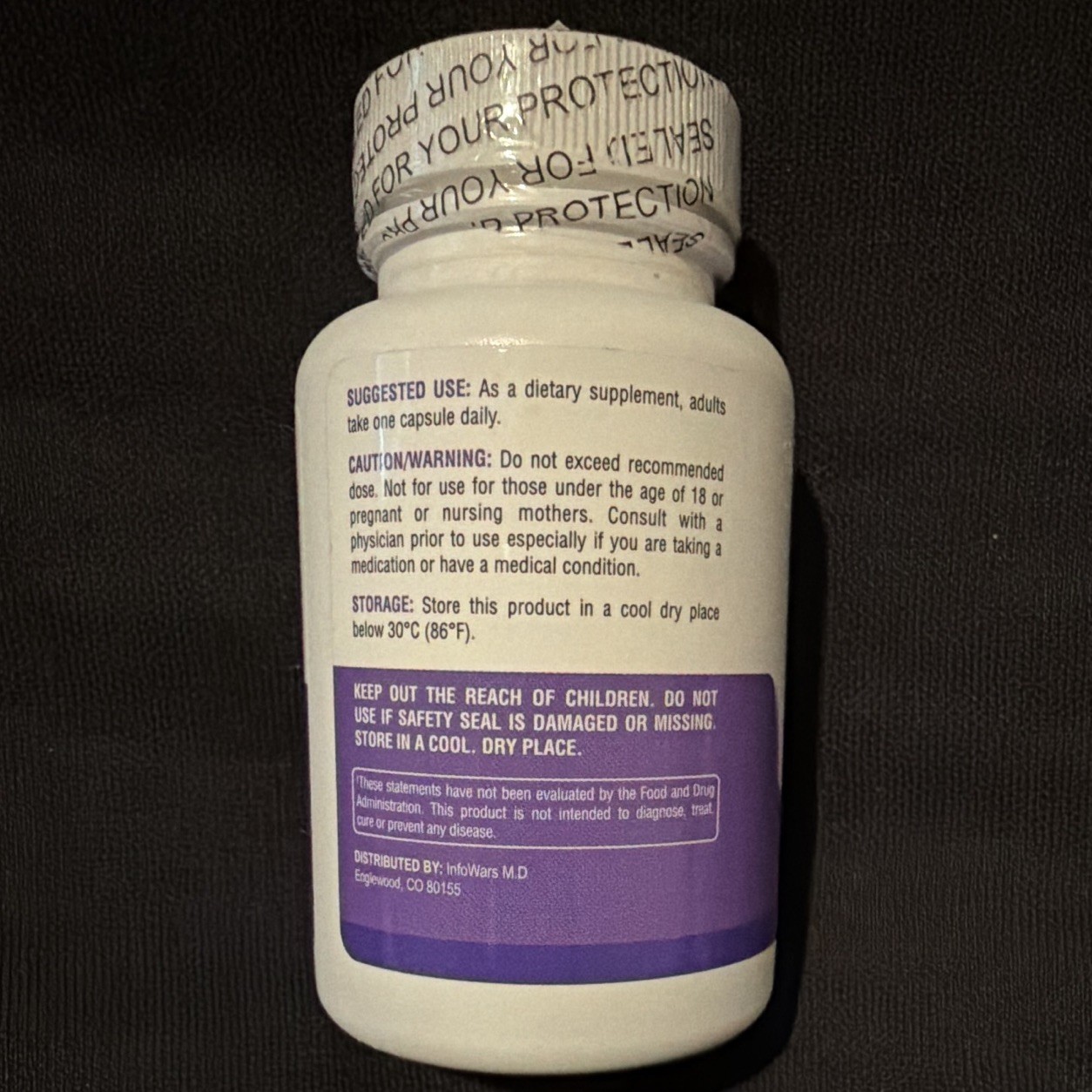 InfoWars M.D Better Mood+ Mood Support Dietary Supplement Capsules 30 ct