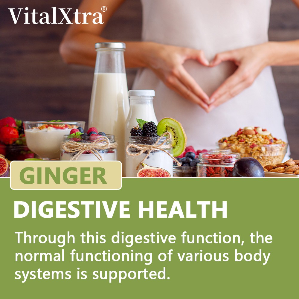 Organic ginger root: Supports immune balance & digestive and respiratory health