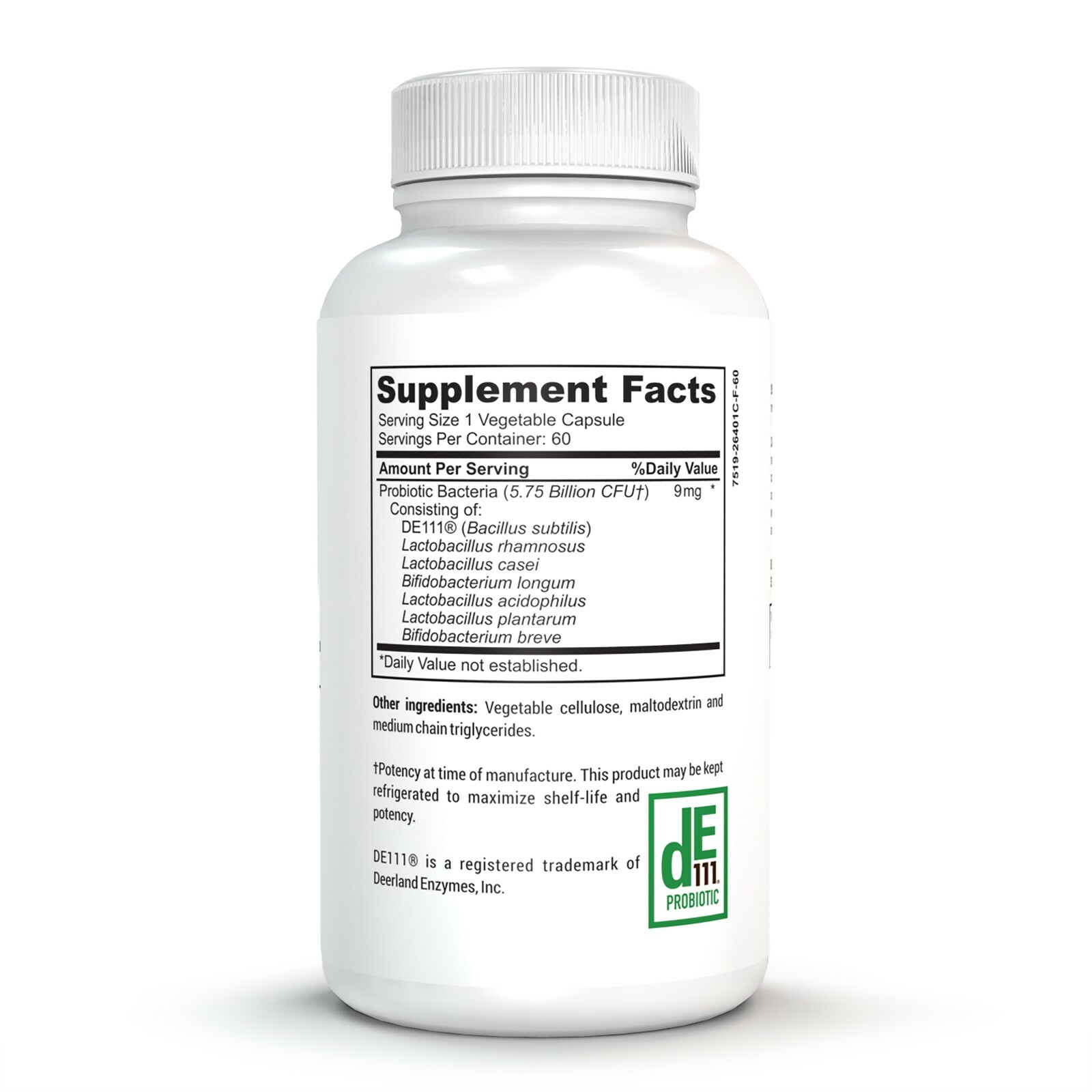 Daily Defense PROBIO-D Probiotics for Women and Men Gut Health Supplements