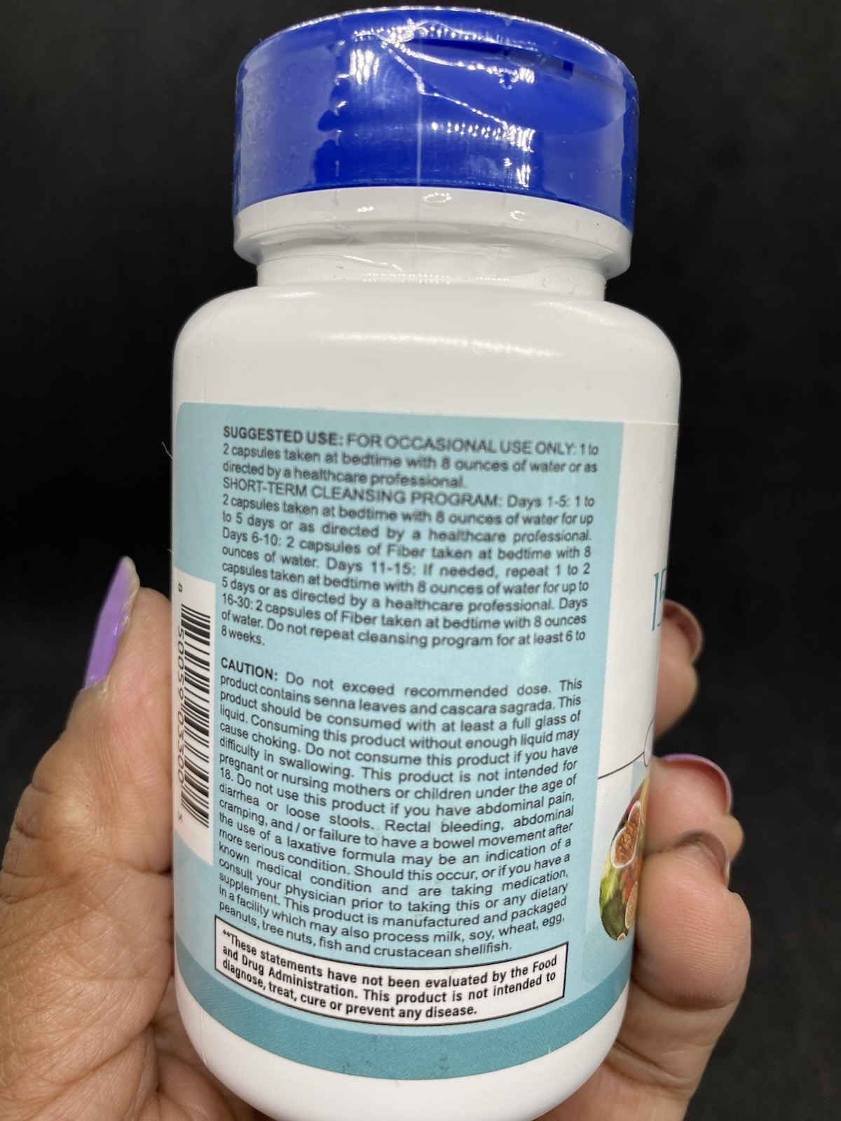 Mila Amor 15 Day Cleanse Gut Support Capsules Senna Psyllium 30ct Herbal