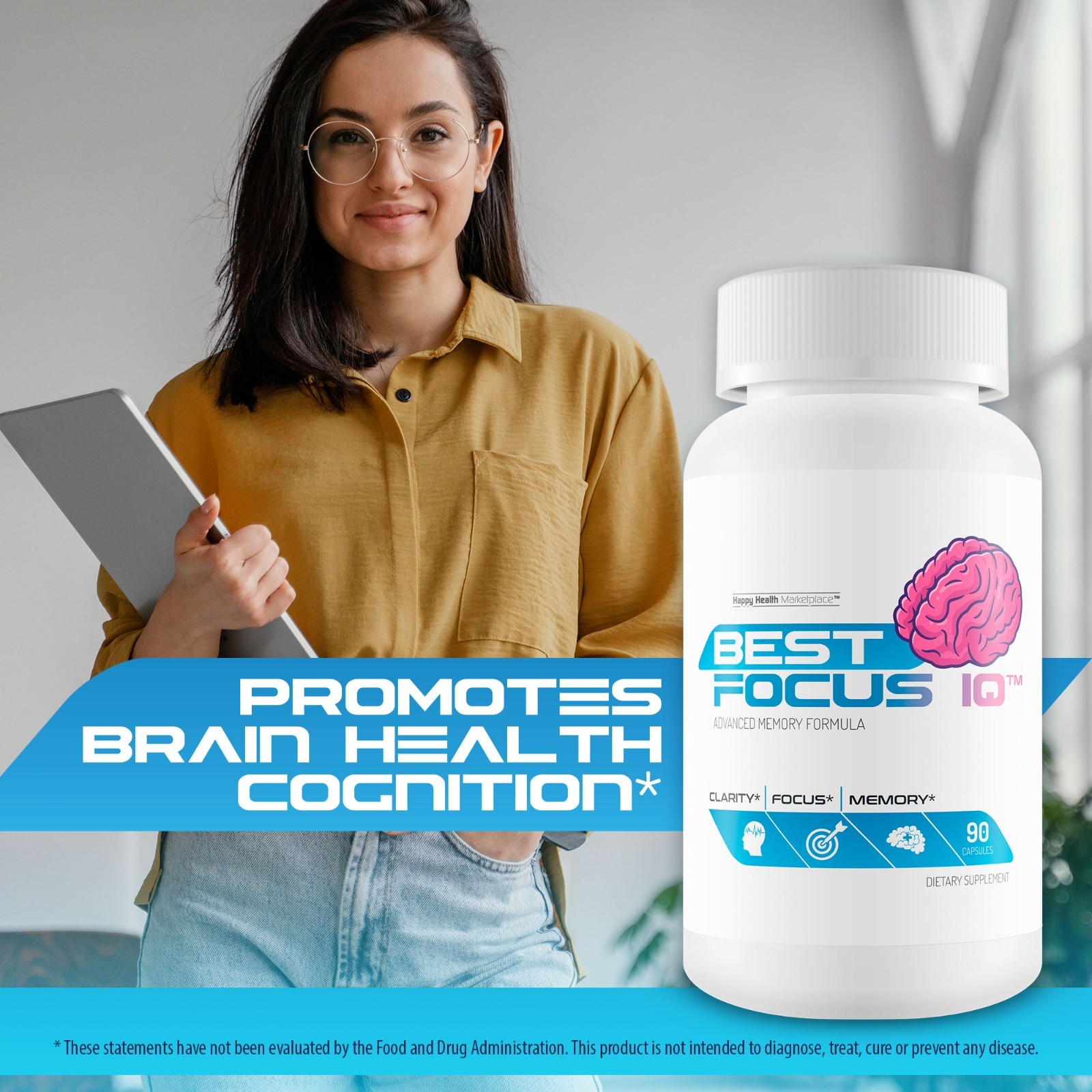 Best Focus IQ – Our Best Brain Booster Supplement For Focus Memory Clarity