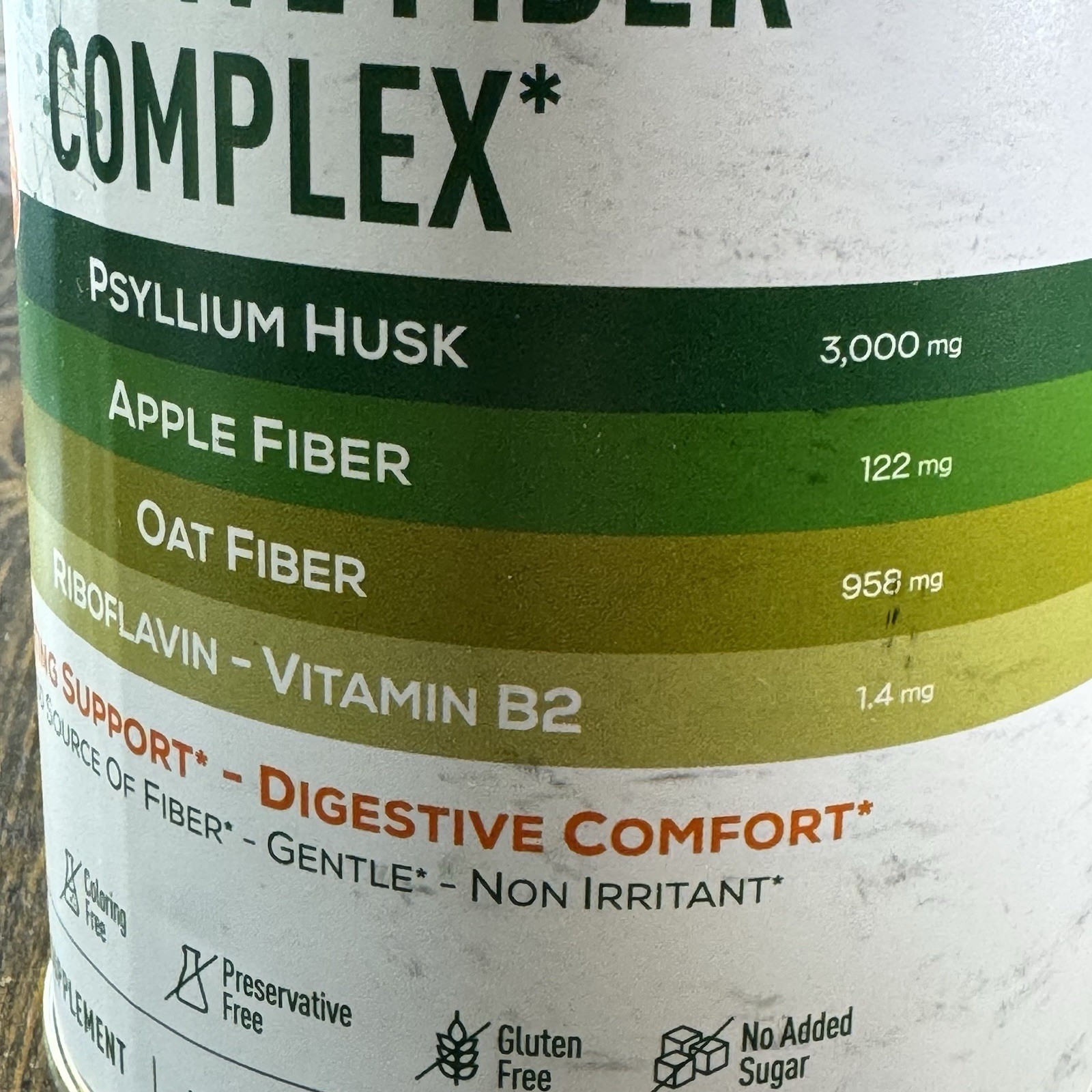 Granions Digestive Fiber Complex Powder – Psyllium Apple Oat – Unflavored 60 ser