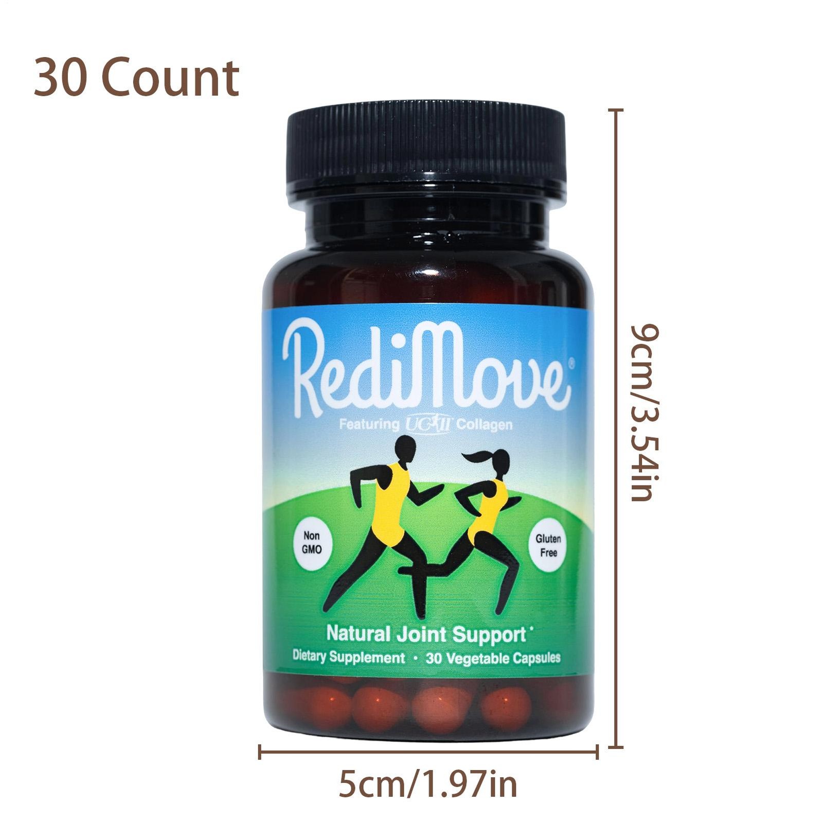 NEW REDIMOVE Natural Joint Assistance Non GMO & Gluten 30 capsules (12 PACK)