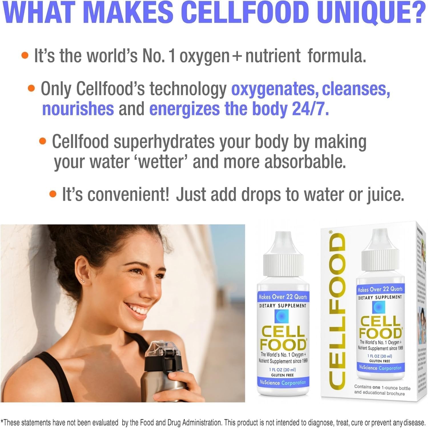 Lumina – Cellfood 1 fl oz Liquid Oxygen Supplement