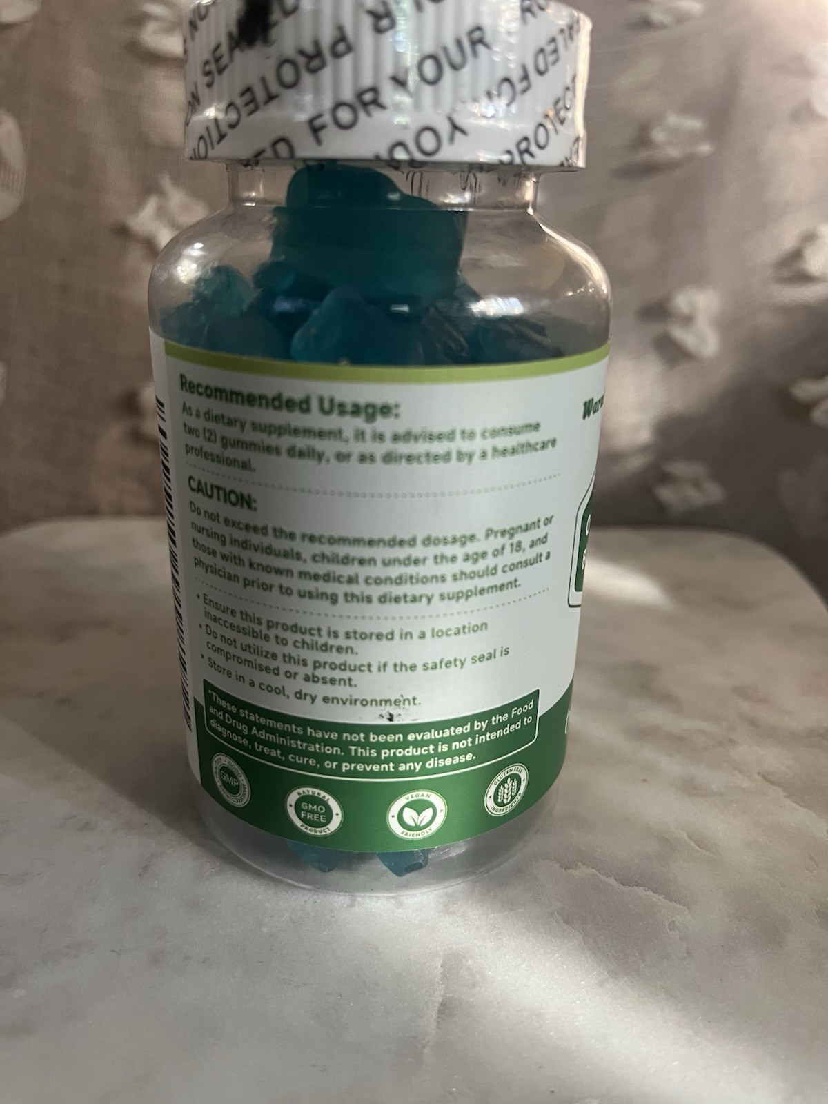 Warmbioder Oil of Oregano + Black Seed Oil Gummies Blueberry 60 Ct