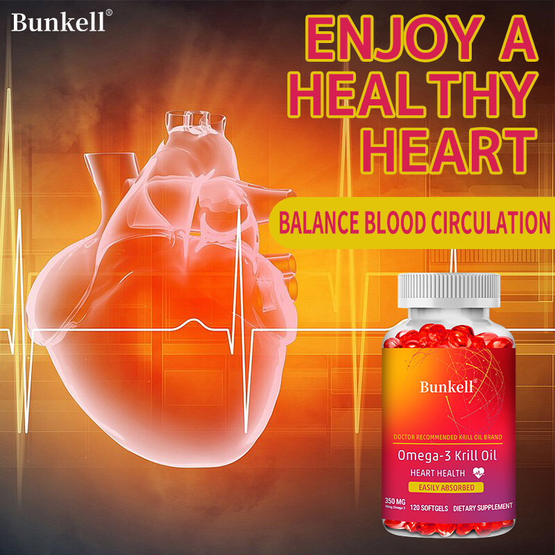 Omega 3 Krill Oil 350mg with EPA, DHA and Astaxanthin, Heart Health