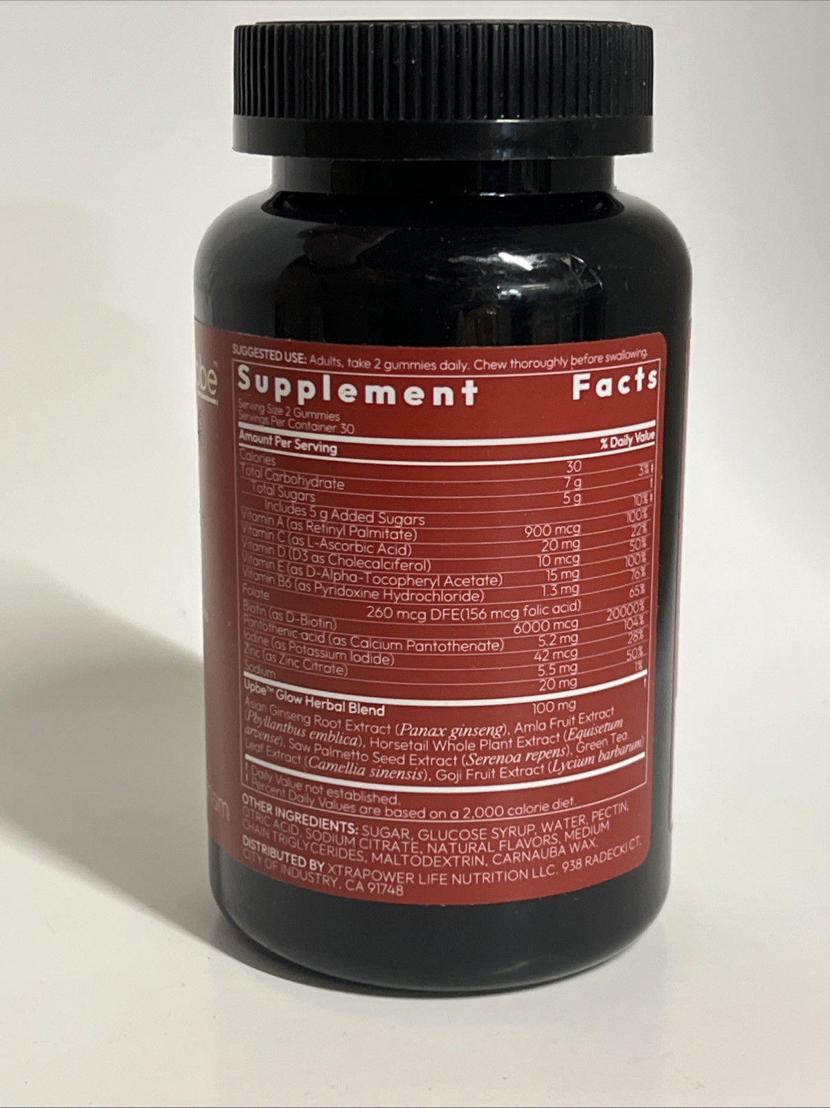 Upbe DoublexUp Hair Skin Nails Gummies 60 Count Dietary Supplement EXP 05/27