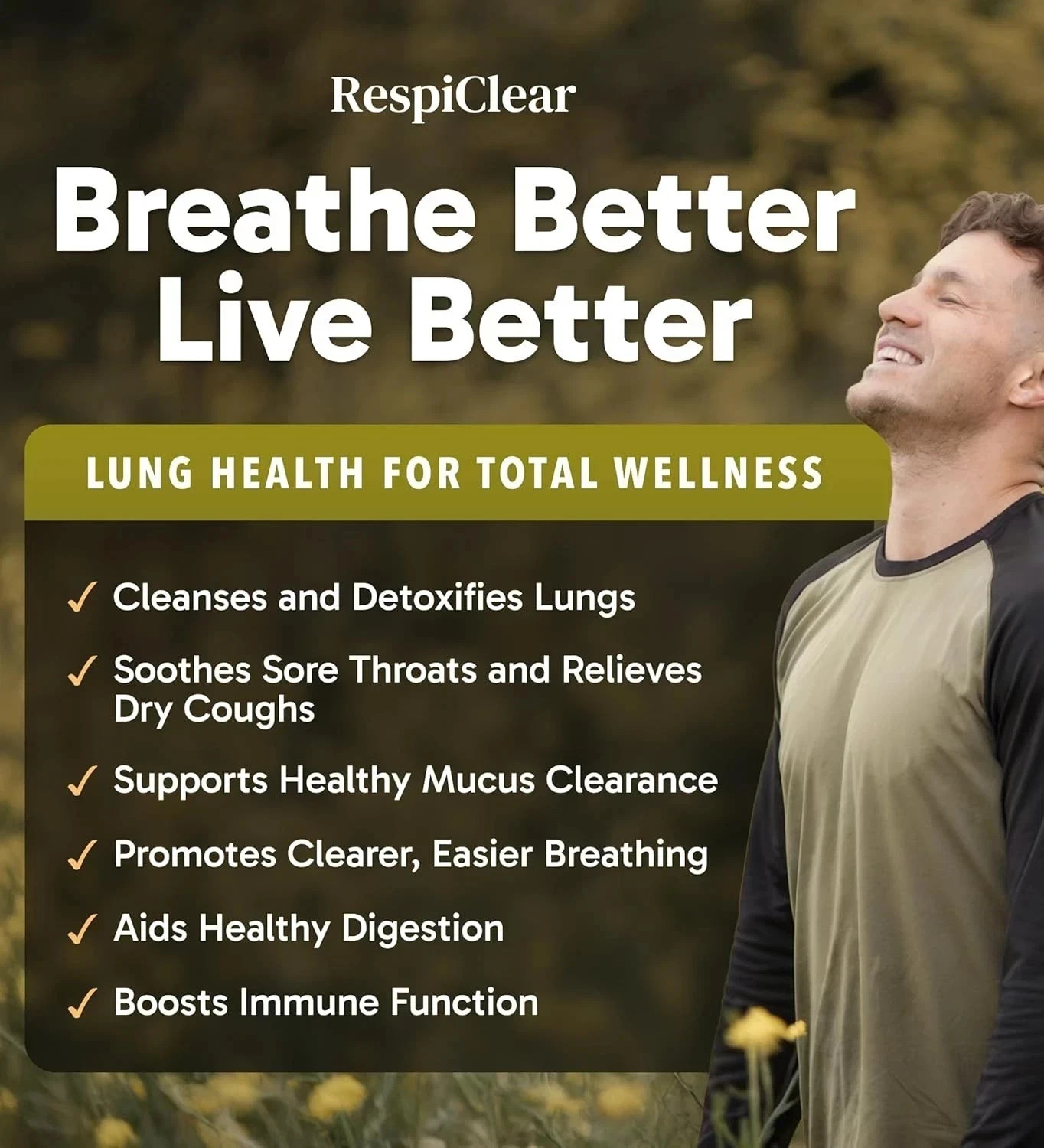 Wild RespiClear Mullein Leaf Extract Liquid Drops Vegan Non-GMO Lemon 2 fl oz