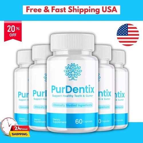 (5 Pack) Purdentix Oral Probiotic Support Healthy Teeth and Gums (300 Capsules)
