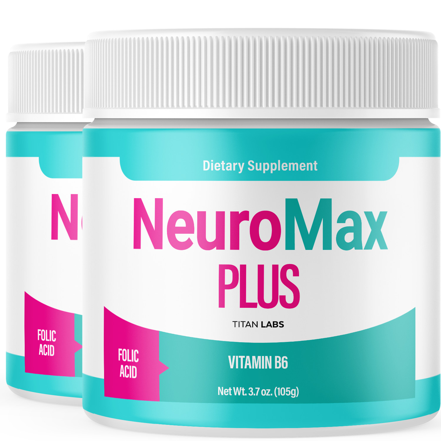 (2 Pack) Neuro Max Powder All Natural Brain Support Formula NeuroMax 60 Servings