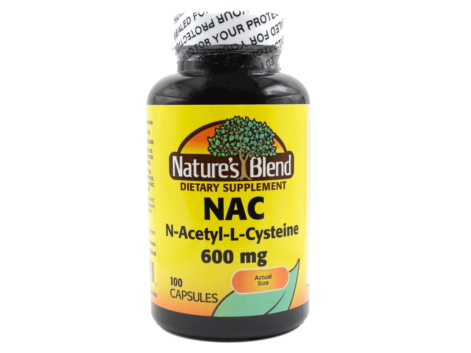 NAC Nutritional Supplement 100 Capsules Immune Support Antioxidant Detox Aid