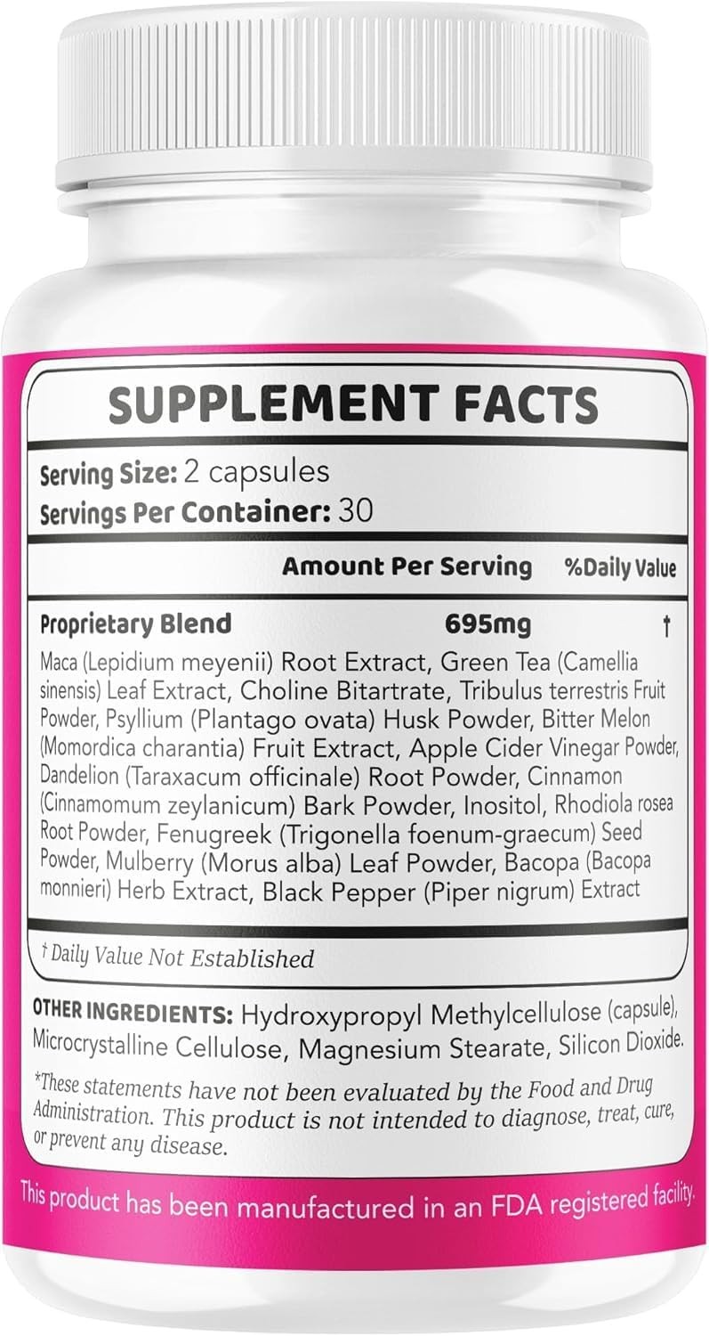 Valdivia Monjarim 180 Capsules 3 Pack Dietary Supplement Made in USA Metabolism
