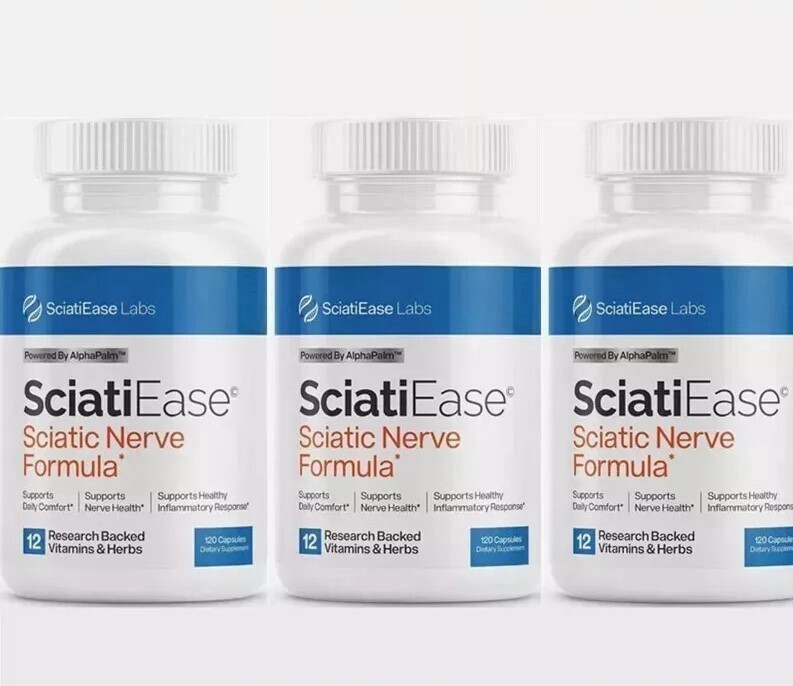 1-3 PACKAGE SciatiEase Labs Sciati Ease Sciatic Nerve Formula 120 Capsules FAST