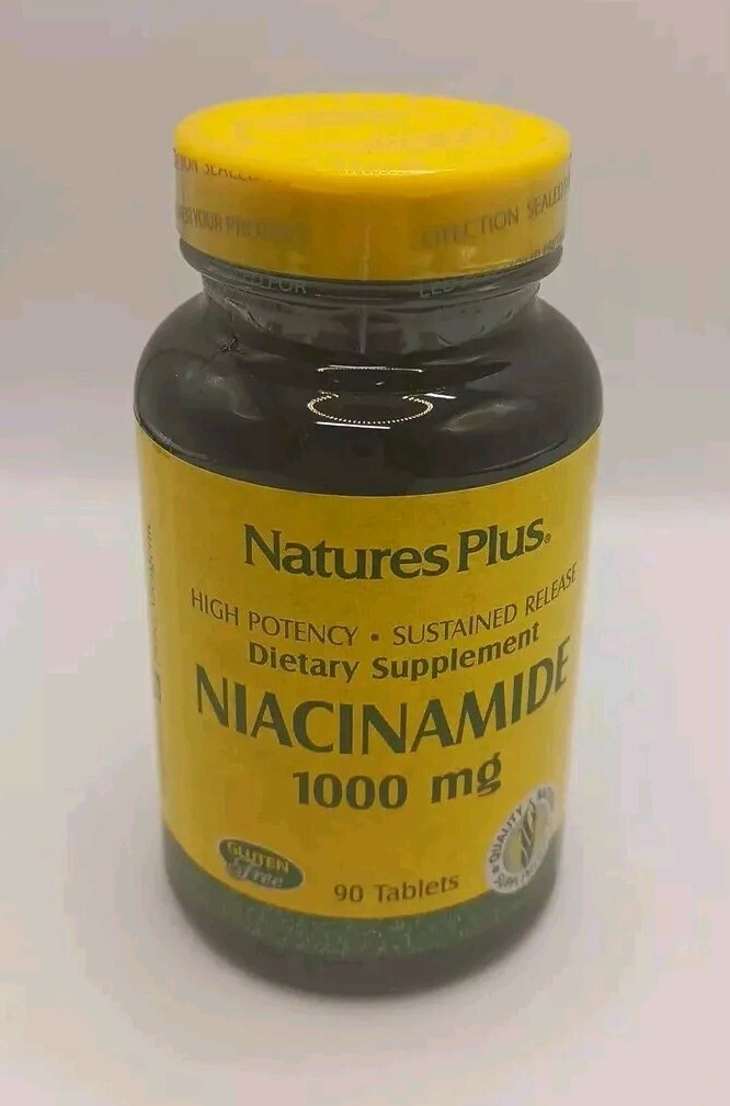 Natures Plus Niacinamide 1000mg – 90 Tablets[10/2021] Natural Supplement