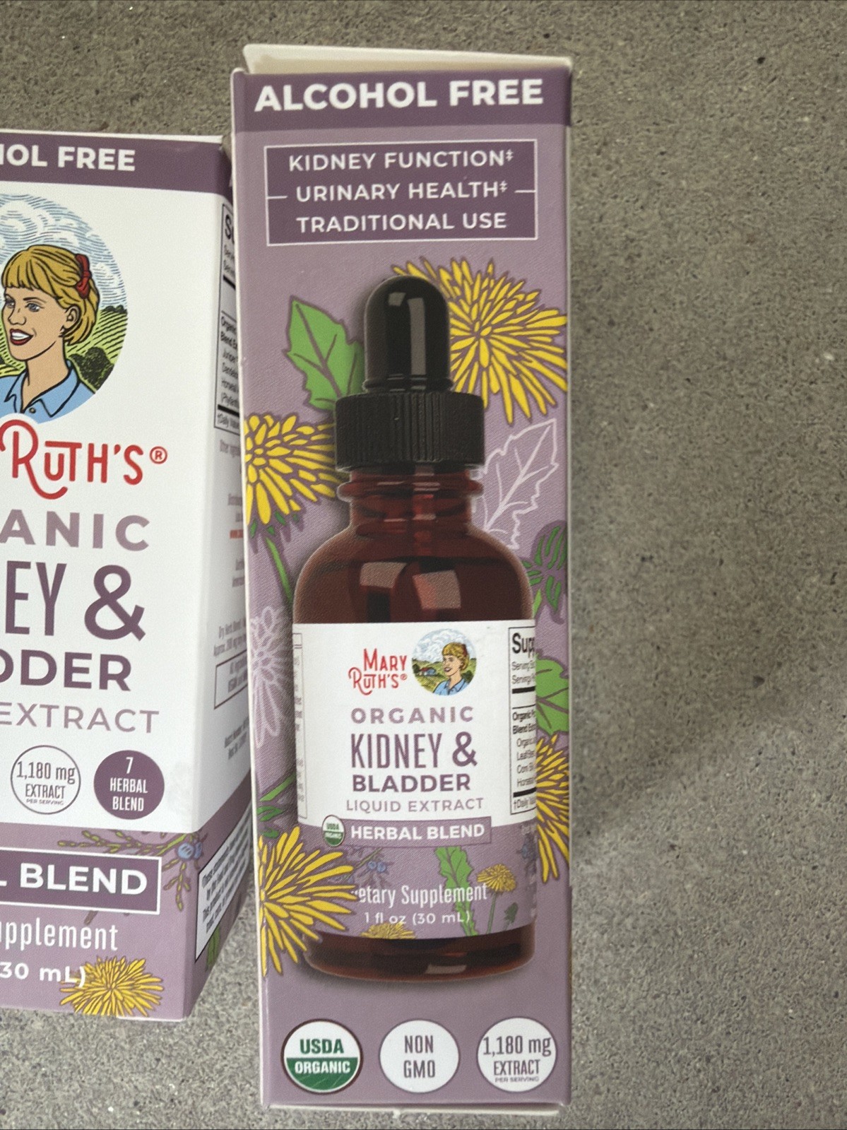 3 MaryRuth’s Kidney Bladder Herbal Blend Organic Alcohol Free Vegan 1oz exp 3/28