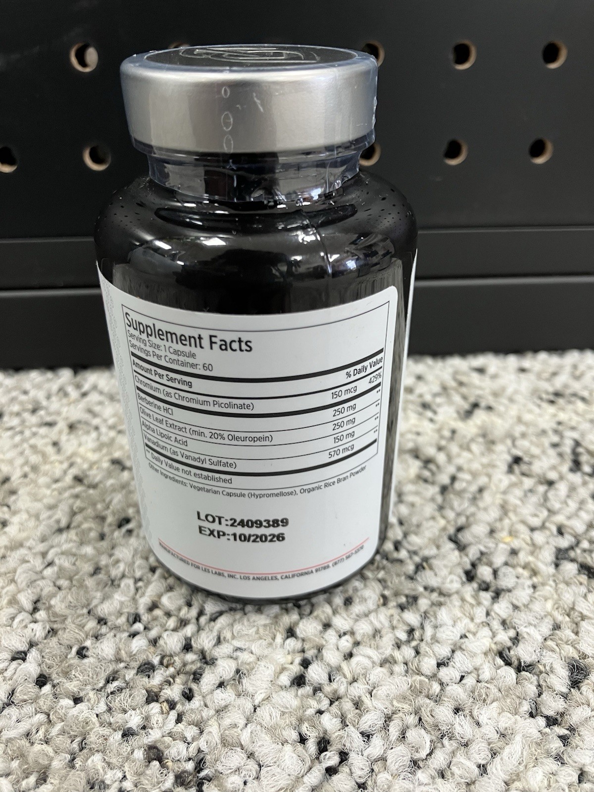 2 Pack * LES Labs Insulin Health – Dietary Supplements, 60 Caps Each – 120 Total