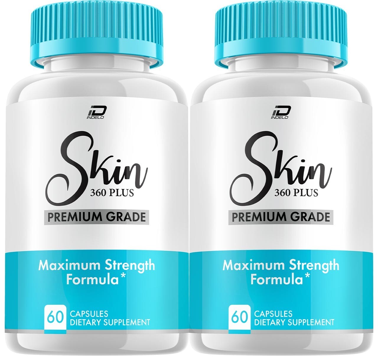 (2 Pack) Skin 360 Plus Capsules-Skin 360Plus Healthy Skin Care Pills for Clear
